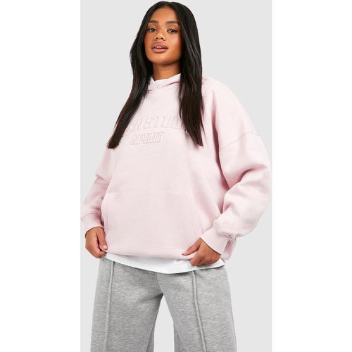 Sudadera Oversize Con Capucha Y Estampado Dsgn Studio En Relieve - boohoo - Modalova