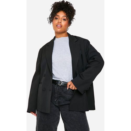 Americana Plus Oversize Con Botonadura Doble - boohoo - Modalova