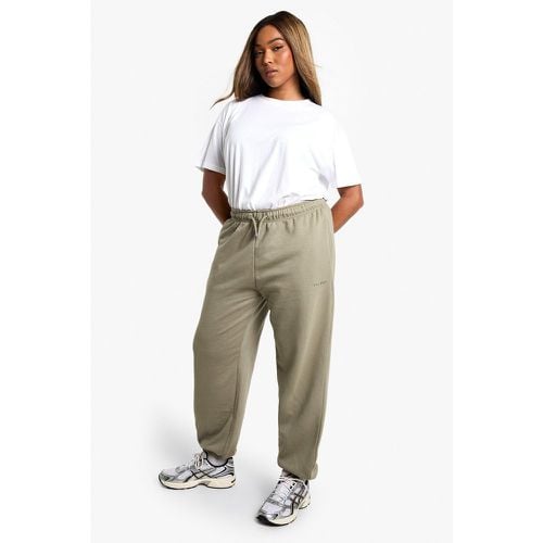 Pantalón Deportivo Plus De Pernera Ancha Con Bordado Dsgn Studio - boohoo - Modalova