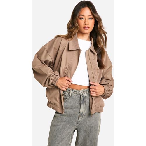 Chaqueta Tall Bomber Oversize - boohoo - Modalova