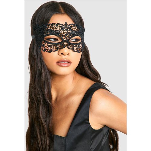 Maschera viso di Halloween in pizzo in maschera - boohoo - Modalova