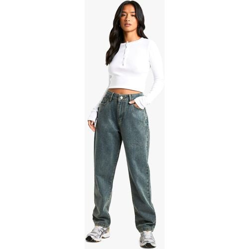 Jeans dritti Petite Basic da 28 pollici - boohoo - Modalova