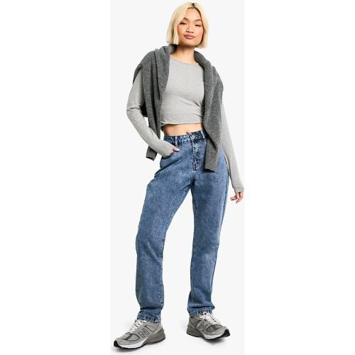 Jeans Mom Basics a vita alta Slim Fit - boohoo - Modalova