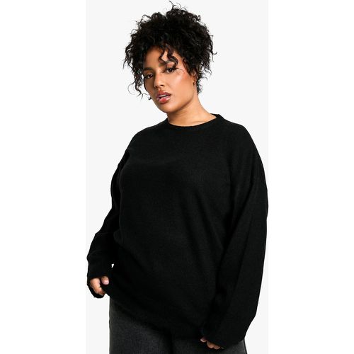 Maglione Plus Size in maglia morbida in maglia fine - boohoo - Modalova