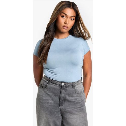 T-shirt da casa Plus Size a maniche corte in modal - boohoo - Modalova