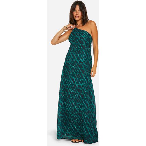 Vestido Maxi Asimétrico Estampado - boohoo - Modalova