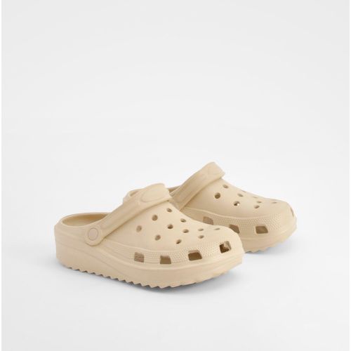 Sandali Mules spessi con spacco - boohoo - Modalova