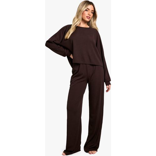 Pijama Para Estar En Casa De Tela Jersey Con Pantalón Largo - boohoo - Modalova