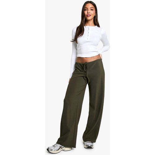 Pantalón De Canalé Con Cordón Elástico - boohoo - Modalova