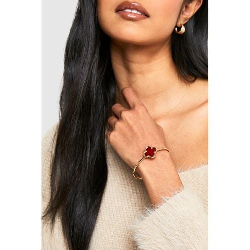 Pulsera Con Trébol Cereza - boohoo - Modalova