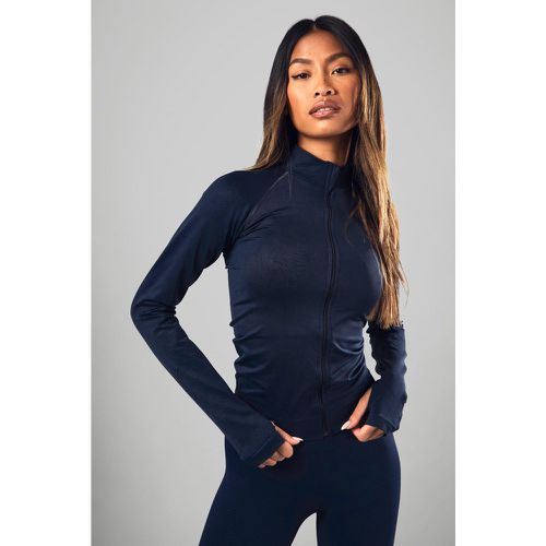 Chaqueta Deportiva Premium Sculpt Sin Costuras Con Cremallera - boohoo - Modalova