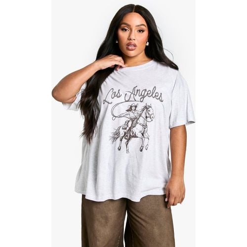 T-shirt Plus Size oversize stile Cowgirl - boohoo - Modalova