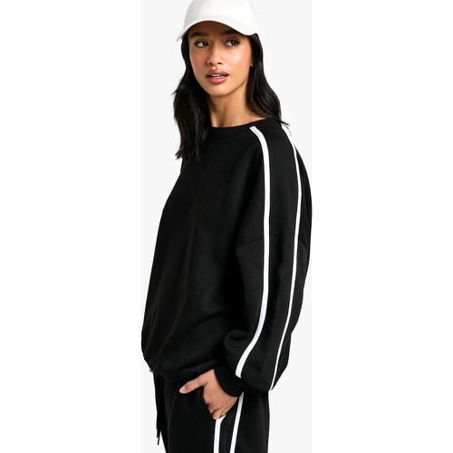 Sudadera Petite Con Línea Lateral - boohoo - Modalova