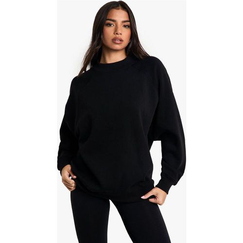 Sudadera Oversize De Corte Largo Con Costuras De Raglán - boohoo - Modalova