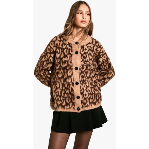 Cárdigan Con Estampado De Leopardo - boohoo - Modalova