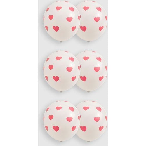 Palloncini con dettagli a cuore - set di 6 paia - boohoo - Modalova