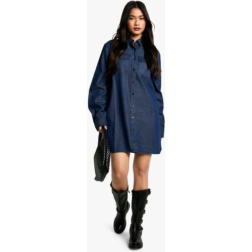 Vestido Camisero Vaquero Oversize - boohoo - Modalova