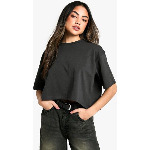 T-shirt oversize, Grigio - boohoo - Modalova