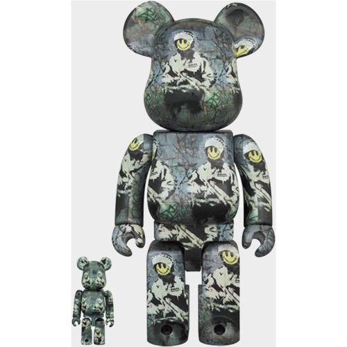 BE@RBRICK Riot Cop 100% & 400% - Medicom - Modalova