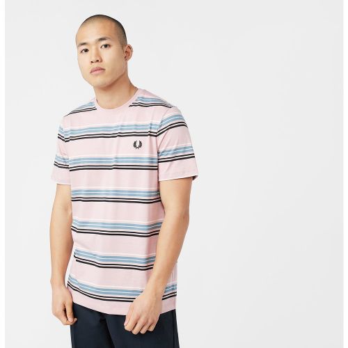 Fred Perry Stripe T-Shirt, Pink - Fred Perry - Modalova