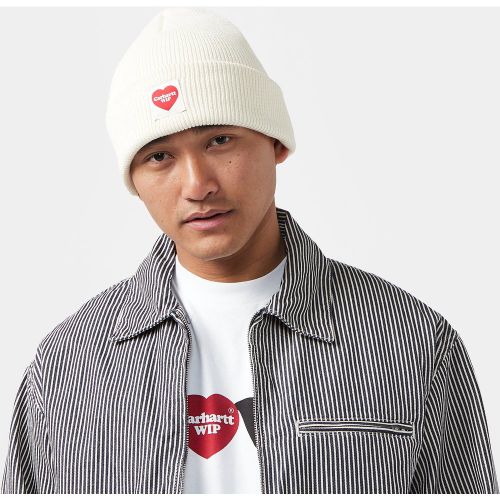Carhartt WIP Heart Beanie, Beige - Carhartt WIP - Modalova