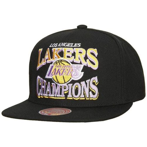 La Lakers NBA La L C. Snapback Cappello Nero - Mitchell And Ness - Modalova