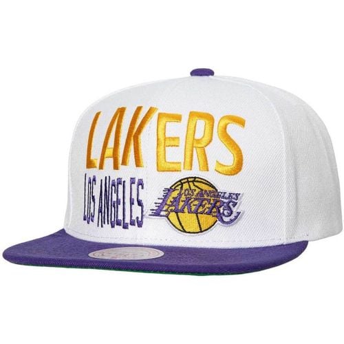 La Lakers NBA La L T Up Snapback Cappello Bílá - Mitchell And Ness - Modalova