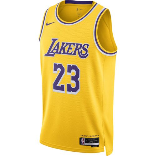 NBA Los Angeles Lakers Lebron James Dri-fit Icon Swingman Maglietta Rosso C733 - Nike - Modalova