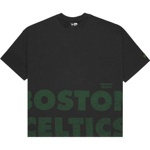 NBA B. Celtics Oversized T-shirt Nero - new era - Modalova