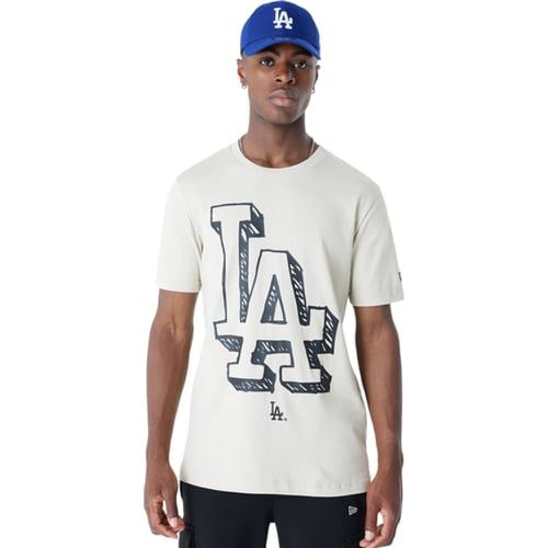 MLB LOS ANGELES DODGERS DOODLE T-SHIRT - new era - Modalova