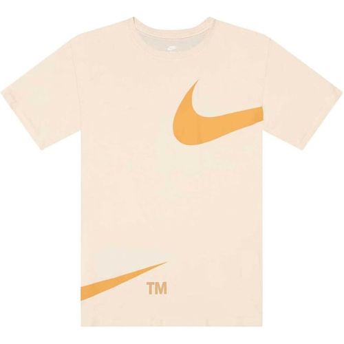 Nike Big Swoosh T-shirt Bílá C219 - Nike - Modalova