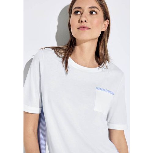 Materialmix T-Shirt - cecil - Modalova