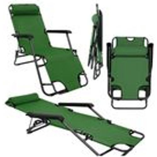 Liegestuhl Campingliege 100 kg Gartenliege Sonnenliege Liege Strandliege Stuhl - Amanka - Modalova