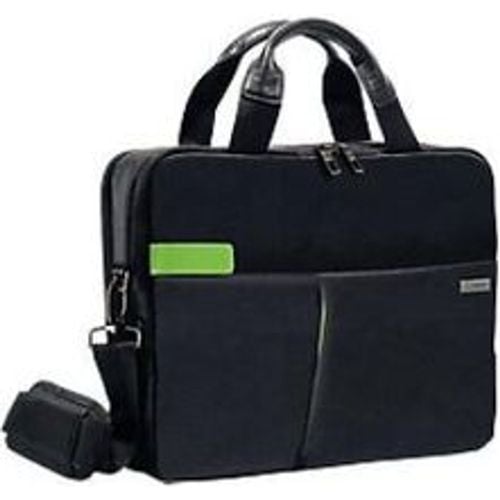 Laptoptasche Smart Traveller 13 " Polyester, Metall, Echtleder Schwarz 37 x 7,5 x 27 cm - Leitz - Modalova