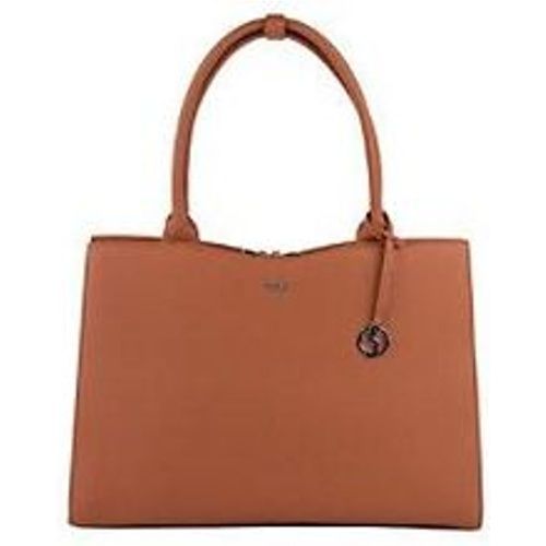 SOCHA Damen Laptoptasche Straight Line Cognac 15.6 " Kunstleder Cognac 42 x 13 x 31,5 cm - Fashion24 DE - Modalova