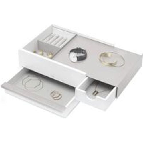 STOWIT Schmuckkasten 290245-670 in White/Nickel Design Schmuckbox Etui Aufbewahrung - Umbra - Modalova