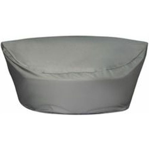 Regenschutz für Sonneninsel Grau 170 x 160 x 75 cm aus Polyester mit pvc Beschichtung Oval Modern - BELIANI - Modalova