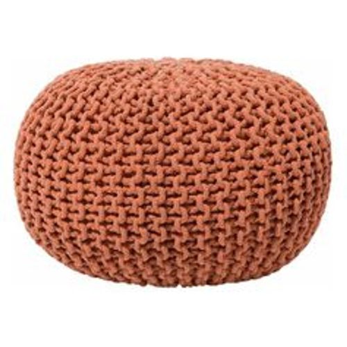 Pouf Kupfer 100% Baumwolle Rund ⌀ 40 cm Elegant Modern - BELIANI - Modalova