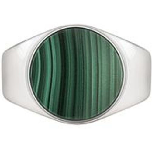 Ring 925/- Sterling Silber Malachit grün Glänzend 2,50ct (Größe: 058 (18,5)) - CAI - Modalova