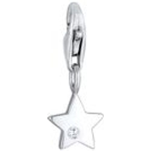 Charm Stern Star Astro Himmlisch Anhänger 925 Silber (Farbe: Silber) - NENALINA - Modalova