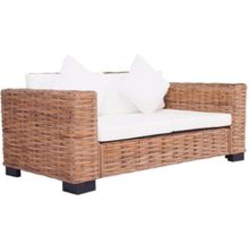 Sitzer Gartensofa Natürliches Rattan - VIDAXL - Modalova