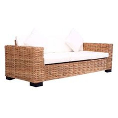 Sitzer Gartensofa Natürliches Rattan - VIDAXL - Modalova