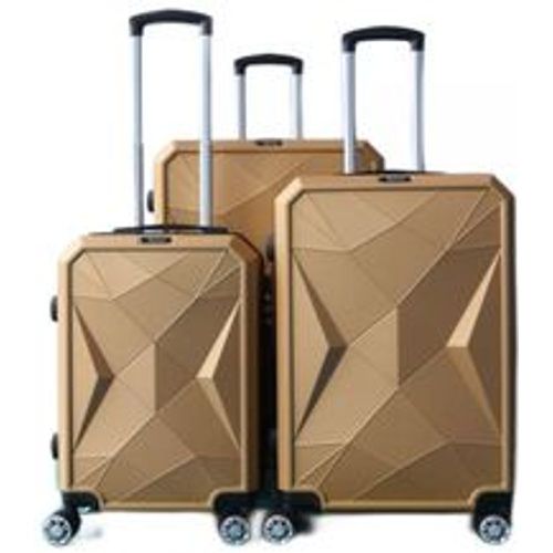 Reisekoffer ABS-03 Koffer 3-teilig Hartschale Trolley Set Kofferset Handgepäck Gepäck Reisetasche - Fashion24 DE - Modalova