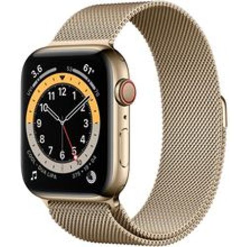 Watch Series 6 (2020) GPS + Cellular 44 mm - Rostfreier Stahl - Milanaise Armband - Apple - Modalova