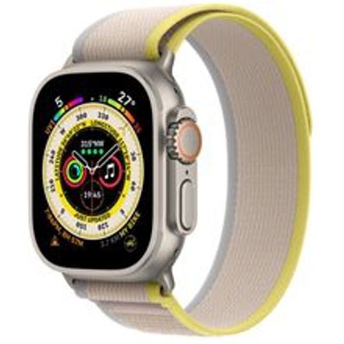 Watch Ultra (2022) GPS + Cellular 49 mm - Titan Titan Natur - Trail loop Gelb - Apple - Modalova