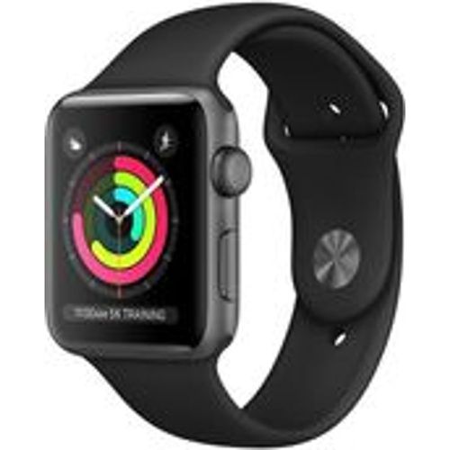 Watch Series 4 (2018) GPS 40 mm - Aluminium Space - Sportarmband Schwarz - Apple - Modalova