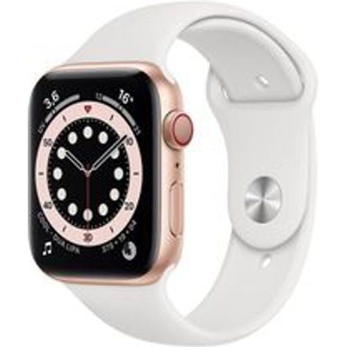 Watch Series 4 (2018) GPS 44 mm - Aluminium - Sportarmband Weiß - Apple - Modalova