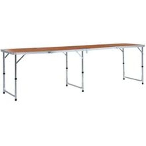 Klappbarer Campingtisch Aluminium 240 x 60 cm - VIDAXL - Modalova