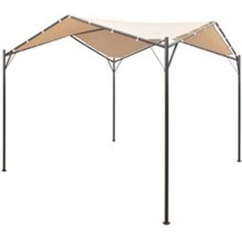 Pavillon Partyzelt Überdachung 4x4 m Stahl Beige - VIDAXL - Modalova