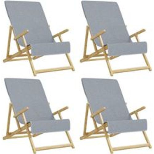 Strandtücher 4 Stk. Grau 60x135 cm Stoff 400 gsm - VIDAXL - Modalova